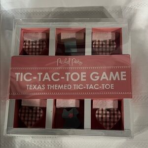 Packed Party Texas Tic-Tac-Toe - Green Pink  and Black